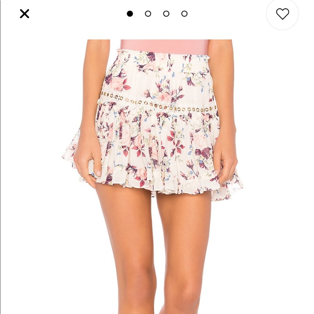 Misa Los Angeles Floral Grecia Skirt S